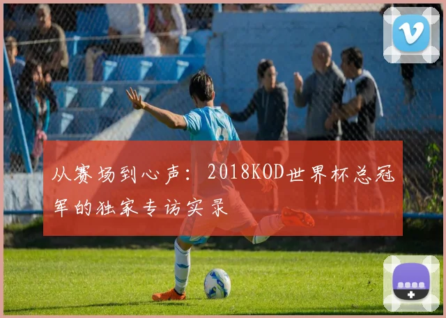 从赛场到心声：2018KOD世界杯总冠军的独家专访实录